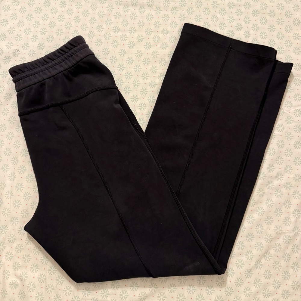 lululemon black soft stream pants
